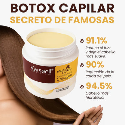 KARSEELL® |Botox Capilar con Colágeno| Repara, Hidrata y Devuelve el Brillo a tu Cabello
